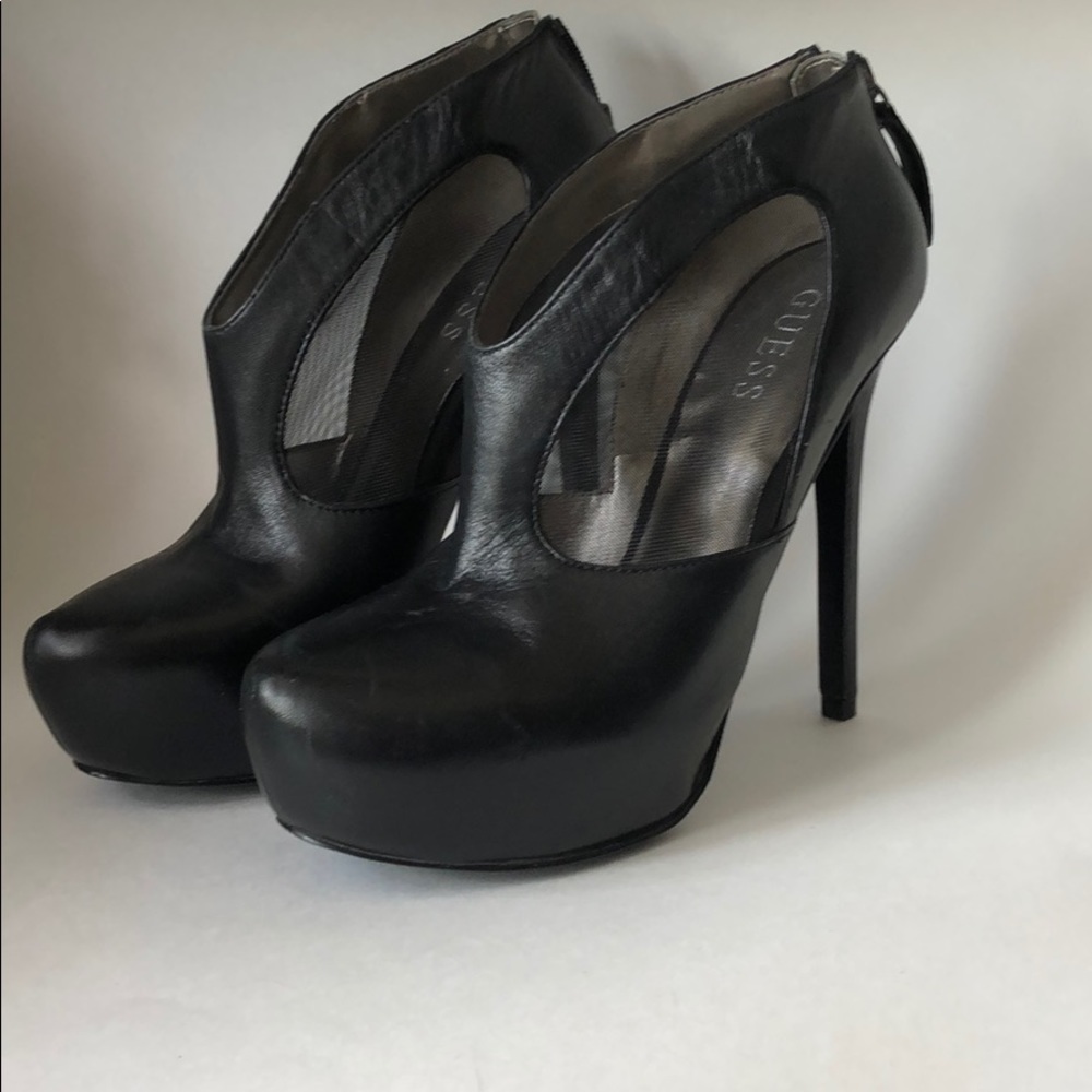 Guess mesh high heel shoes